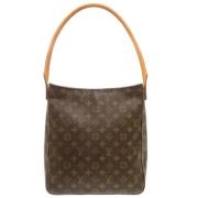 Pre-owned Canvas louis-vuitton-bags Louis Vuitton Vintage , Brown , Da...