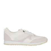 Pre-owned Leather sneakers Jimmy Choo Pre-owned , White , Heren