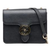 Pre-owned Leather gucci-bags Gucci Vintage , Black , Dames