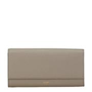 Pre-owned Leather wallets Celine Vintage , Gray , Dames