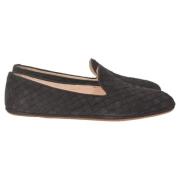 Pre-owned Suede flats Bottega Veneta Vintage , Brown , Dames