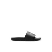 Slides met reliëfletters Off White , Black , Heren