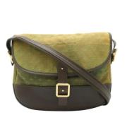 Pre-owned Leather louis-vuitton-bags Louis Vuitton Vintage , Green , D...