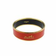 Pre-owned Metal bracelets Hermès Vintage , Red , Dames