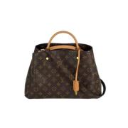 Pre-owned Canvas louis-vuitton-bags Louis Vuitton Vintage , Brown , Da...