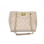 Pre-owned Leather totes Chanel Vintage , Pink , Dames