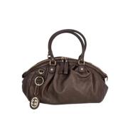 Pre-owned Canvas handbags Gucci Vintage , Brown , Dames