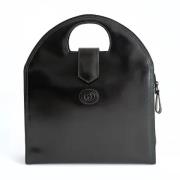 Pre-owned Leather handbags Gucci Vintage , Black , Dames