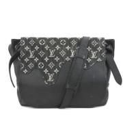 Pre-owned Canvas shoulder-bags Louis Vuitton Vintage , Black , Dames