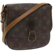 Pre-owned Canvas louis-vuitton-bags Louis Vuitton Vintage , Brown , Da...