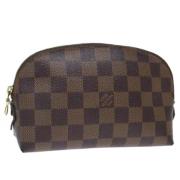 Pre-owned Canvas pouches Louis Vuitton Vintage , Brown , Dames