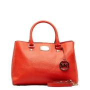 Pre-owned Leather handbags Michael Kors Pre-owned , Orange , Dames