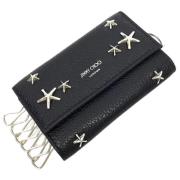 Pre-owned Leather wallets Jimmy Choo Pre-owned , Black , Dames