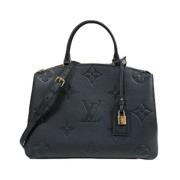 Pre-owned Canvas shoulder-bags Louis Vuitton Vintage , Black , Dames