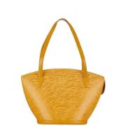 Pre-owned Leather totes Louis Vuitton Vintage , Yellow , Dames