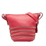 Pre-owned Leather crossbody-bags Coach Pre-owned , Pink , Dames