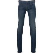 Blauwe Finsbury Power Flex Jeans Pepe Jeans , Blue , Heren