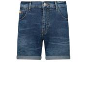 Blauwe Denim Shorts Armani Exchange , Blue , Heren