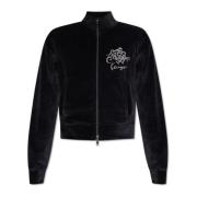 Fluwelen sweatshirt met tijgermotief Kenzo , Black , Dames