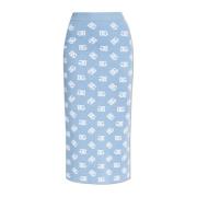 Rok met monogram Dolce & Gabbana , Blue , Dames