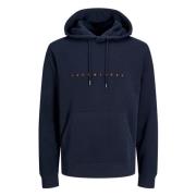 Hoodie Jack & Jones , Blue , Heren