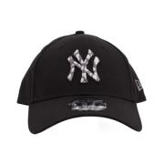 NY Yankees Zwart Grijs Baseball Pet New Era , Black , Heren