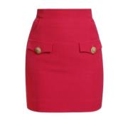 Fuchsia Rok met Nepzakken Balmain , Pink , Dames