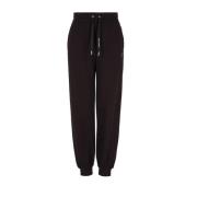 Zwarte Sweatpants Regular Fit Elastische Taille Armani Exchange , Blac...