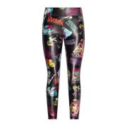 Gestreepte leggings Versace Jeans Couture , Multicolor , Dames