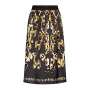 Geplooide rok Versace Jeans Couture , Black , Dames