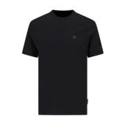 Zwart Logo T-shirt en Polo Moose Knuckles , Black , Heren