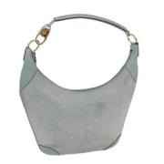 Pre-owned Canvas shoulder-bags Gucci Vintage , Blue , Dames