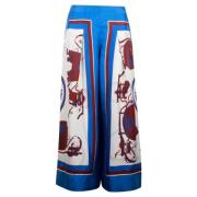 Pre-owned Silk bottoms Hermès Vintage , Multicolor , Dames