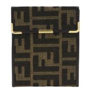 Pre-owned Canvas wallets Fendi Vintage , Brown , Dames