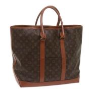 Pre-owned Canvas totes Louis Vuitton Vintage , Brown , Dames