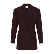 Blazer met gestreept patroon Aeron , Brown , Dames