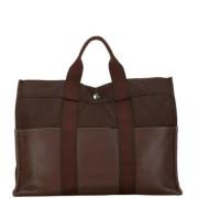 Pre-owned Leather handbags Hermès Vintage , Brown , Dames