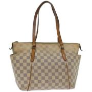 Pre-owned Canvas louis-vuitton-bags Louis Vuitton Vintage , White , Da...