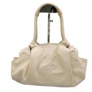 Pre-owned Fabric handbags Loewe Pre-owned , Beige , Dames