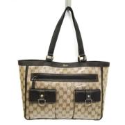 Pre-owned Leather gucci-bags Gucci Vintage , Beige , Dames