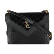 Pre-owned Leather shoulder-bags Yves Saint Laurent Vintage , Black , D...