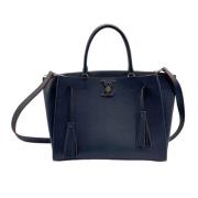 Pre-owned Fabric louis-vuitton-bags Louis Vuitton Vintage , Blue , Dam...