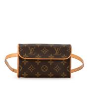 Pre-owned Canvas louis-vuitton-bags Louis Vuitton Vintage , Brown , Da...