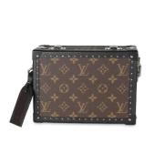 Pre-owned Canvas clutches Louis Vuitton Vintage , Brown , Dames