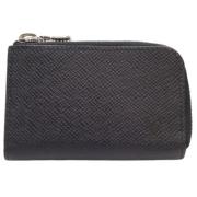 Pre-owned Canvas wallets Louis Vuitton Vintage , Black , Dames