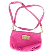 Pre-owned Leather crossbody-bags Marc Jacobs Pre-owned , Pink , Dames