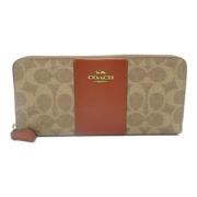 Pre-owned Canvas wallets Coach Pre-owned , Brown , Dames