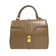 Pre-owned Leather celine-bags Celine Vintage , Beige , Dames