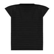 Lattice Top van Pleats Please Issey Miyake , Black , Dames