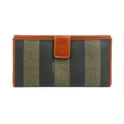 Pre-owned Leather wallets Fendi Vintage , Brown , Dames